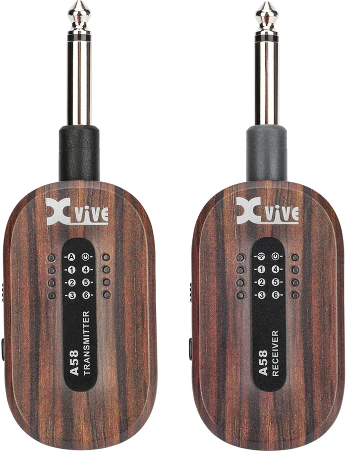 Xvive A58 - 5.8 Ghz Wireless Guitar System With Case - Rosewood